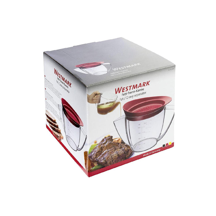 Fett-Trenn-Kanne mit Sieb, 1 l