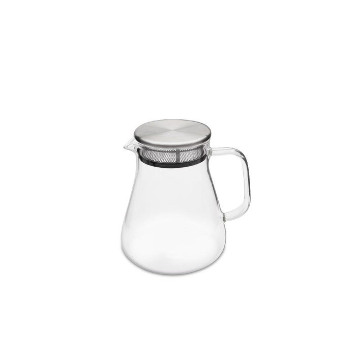 Weis Teekanne aus Borosilikatglas mit Filter im Deckel 800 ml