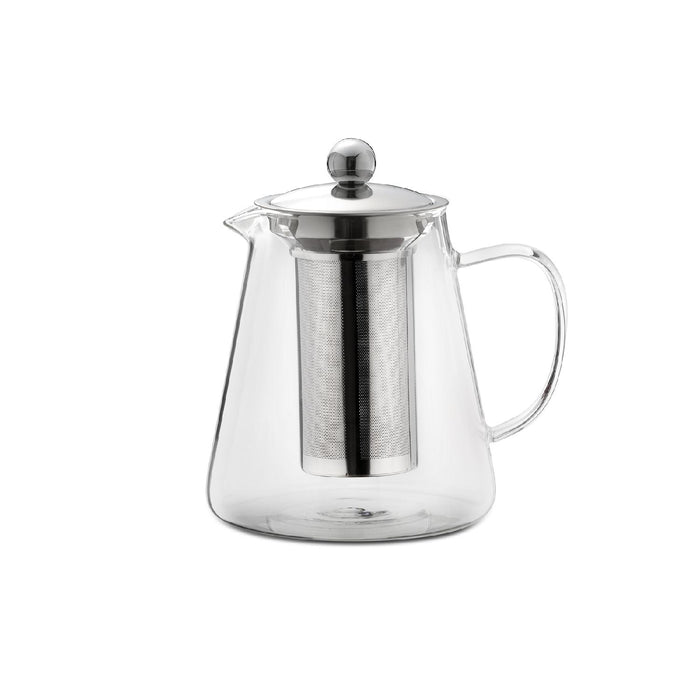 Weis Teekanne aus Borosilikatglas mit Teefilter 1,2 L