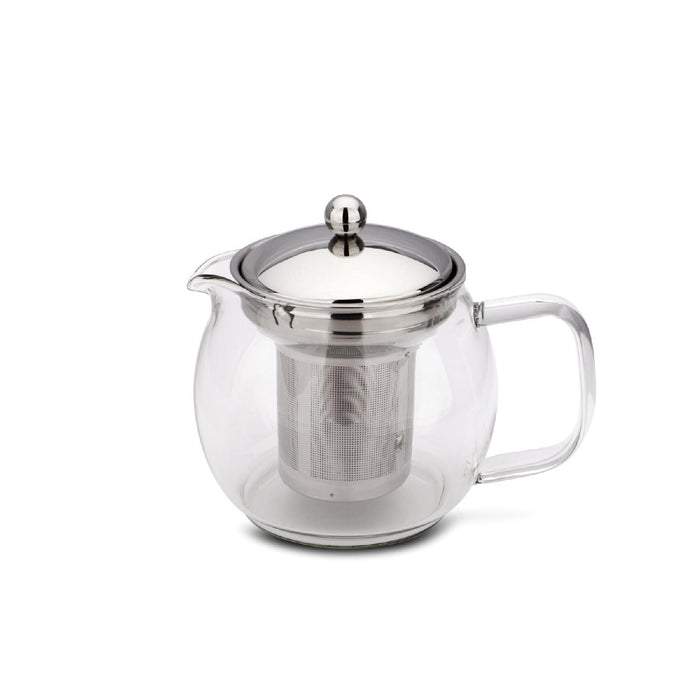 Weis Teekanne aus Borosilikatglas mit Teefilter 0,6 L