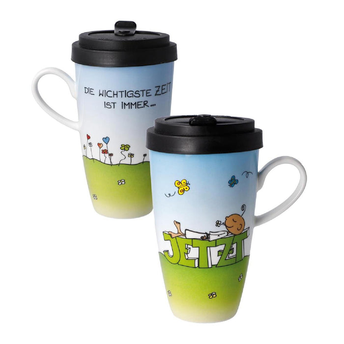 Goebel Wohnaccessoires Der kleine Yogi - "Jetzt" - Mug To Go