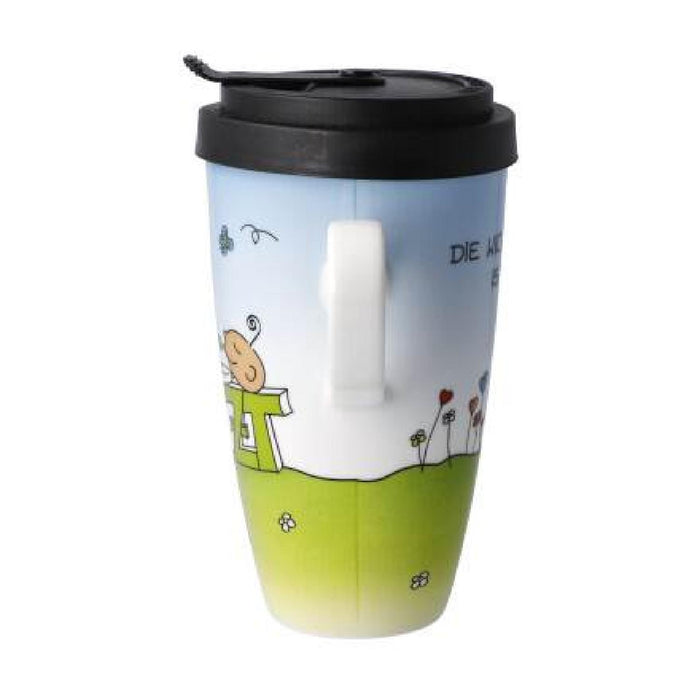 Goebel Wohnaccessoires Der kleine Yogi - "Jetzt" - Mug To Go