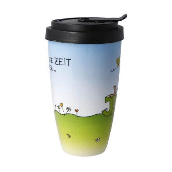 Goebel Wohnaccessoires Der kleine Yogi - "Jetzt" - Mug To Go