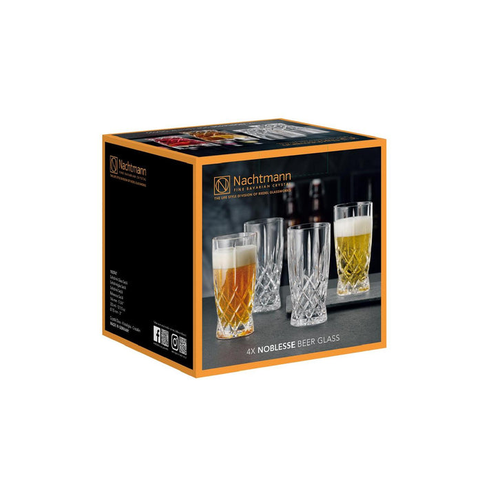 Nachtmann Noblesse Softdrinkglas, Bierglas, 4er-Set