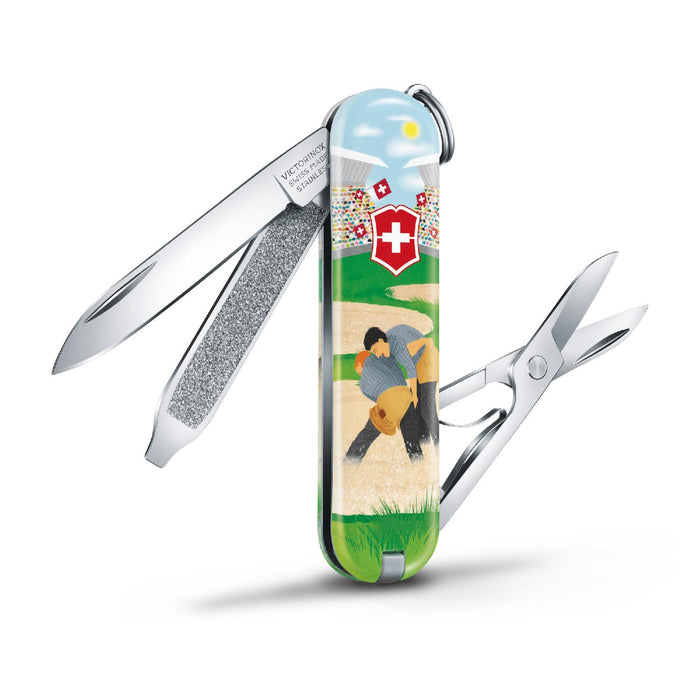 Victorinox Classic, 58 mm, "Swiss Wrestling"