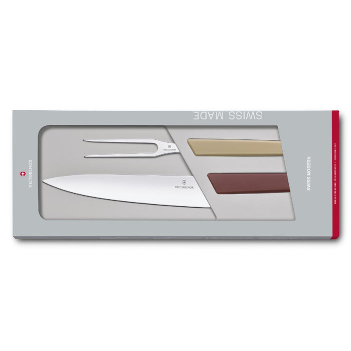 Victorinox Swiss Modern Tranchier-Set, 2-teilig, mehrfarbig