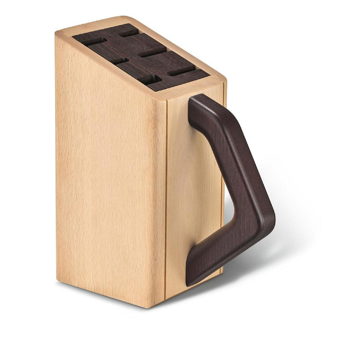 Victorinox Messerblock, Schlitzeinsatz, leer, Buchenholz