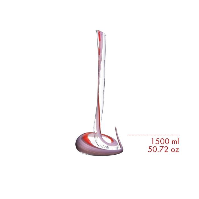 RIEDEL Cobra Magnum Dekanter - Rot/Pink