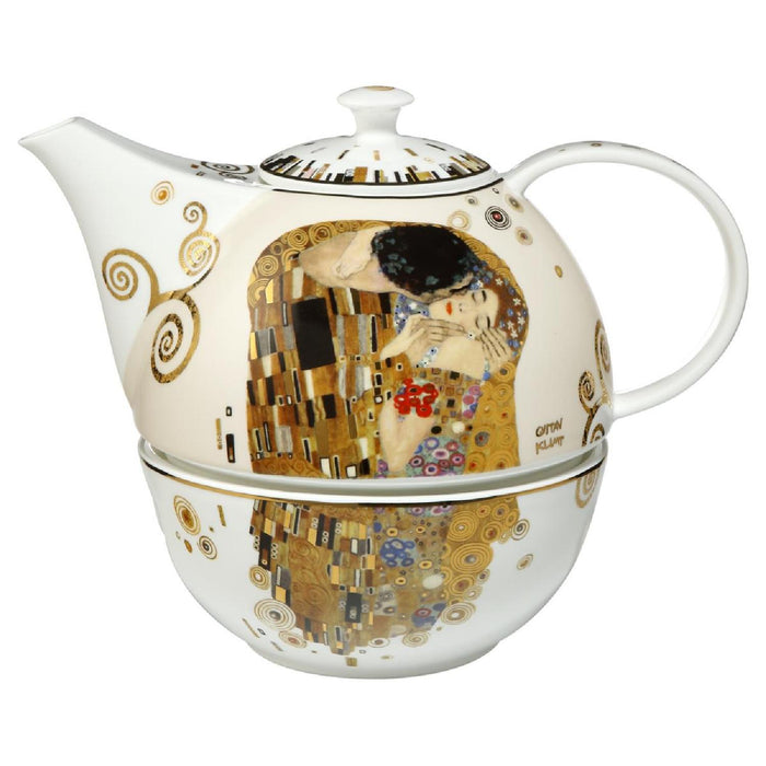 Goebel Gustav Klimt - Der Kuss Teekanne mit Stövchen