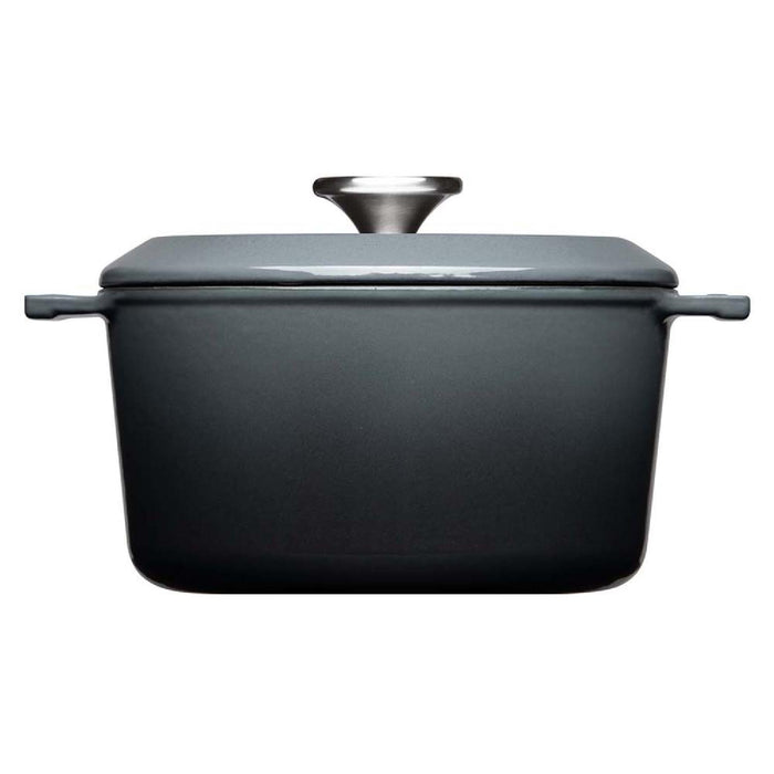 Woll, Iron, Topf mit Deckel, Carbon Grey Ø 24 cm, 11 cm hoch, 4,2 Liter