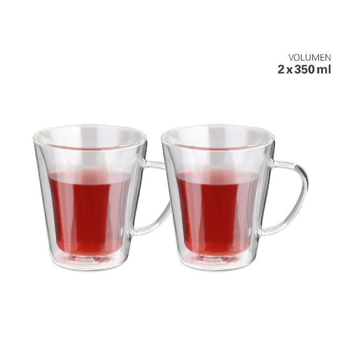 Weis Tassen doppelwandig XL 350 ml Set 2