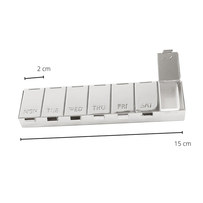 EDZARD Pillendose 7 Tage L 15 cm
