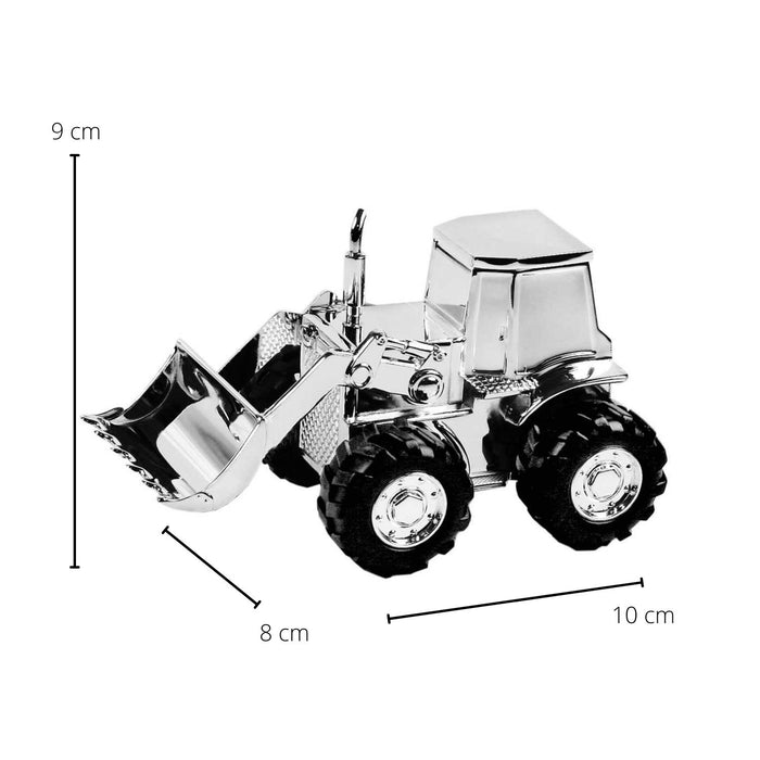 EDZARD Spardose Traktor H 9 cm