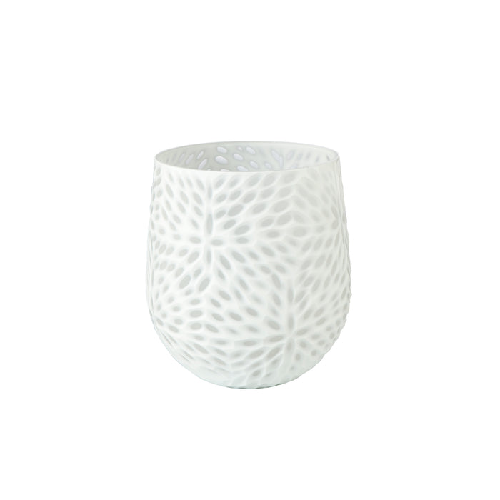 Goebel White Carved Vase