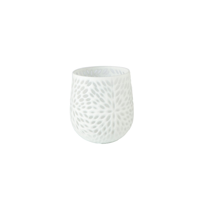 Goebel White Carved Vase