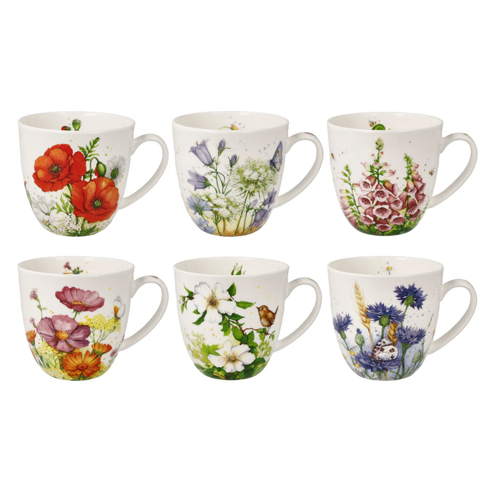 Goebel SET 6 Teetassen sortiert Tasse