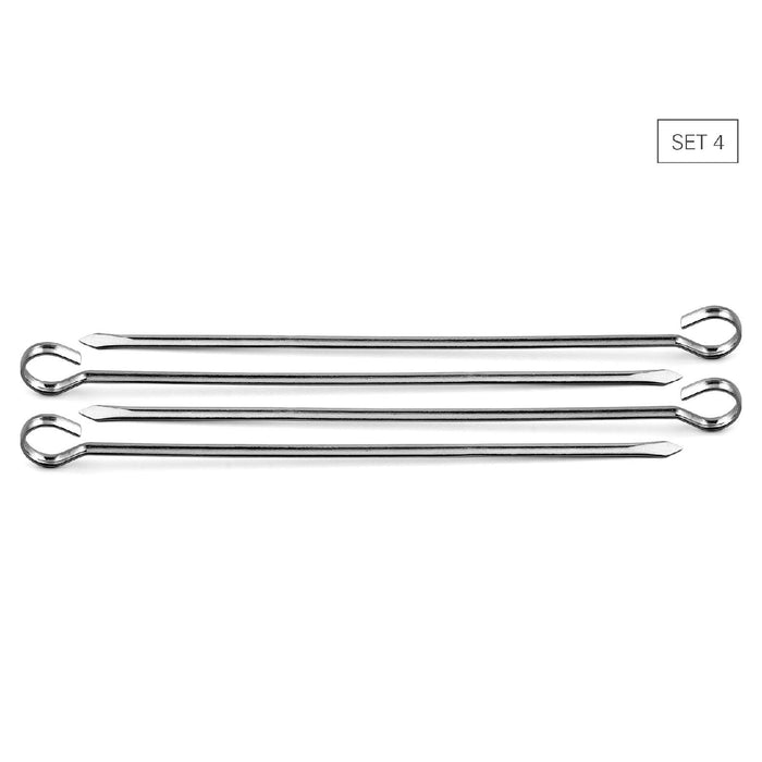 Weis Schaschlikspiesse breit 36 cm - Set 4