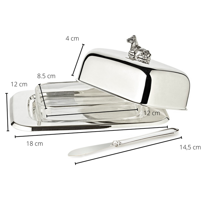 EDZARD Butterd. Kuh m. Messer L 18 cm