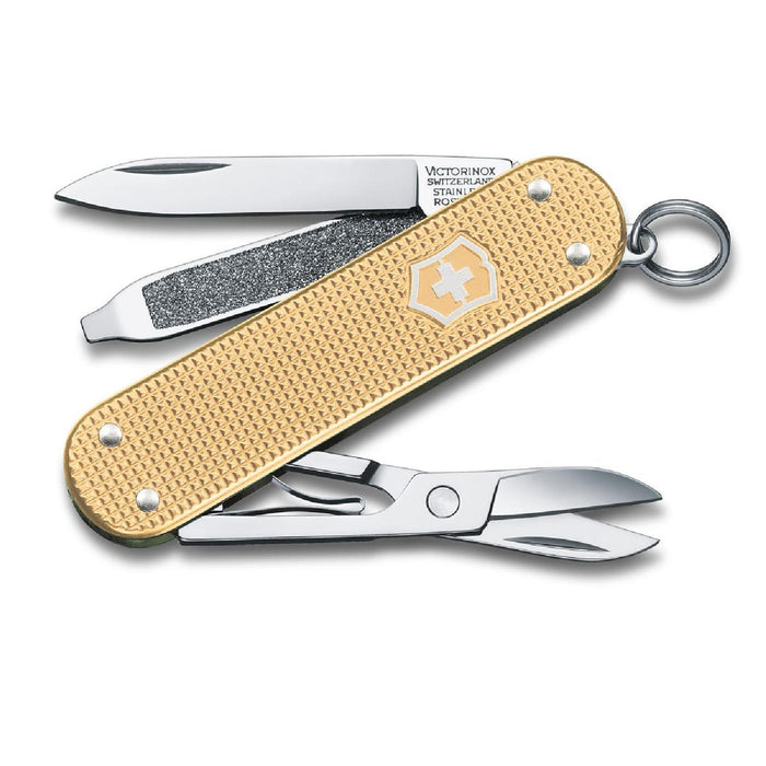 Victorinox Classic, 58mm, Alox Limited Edition 2019, Champagner-Gold