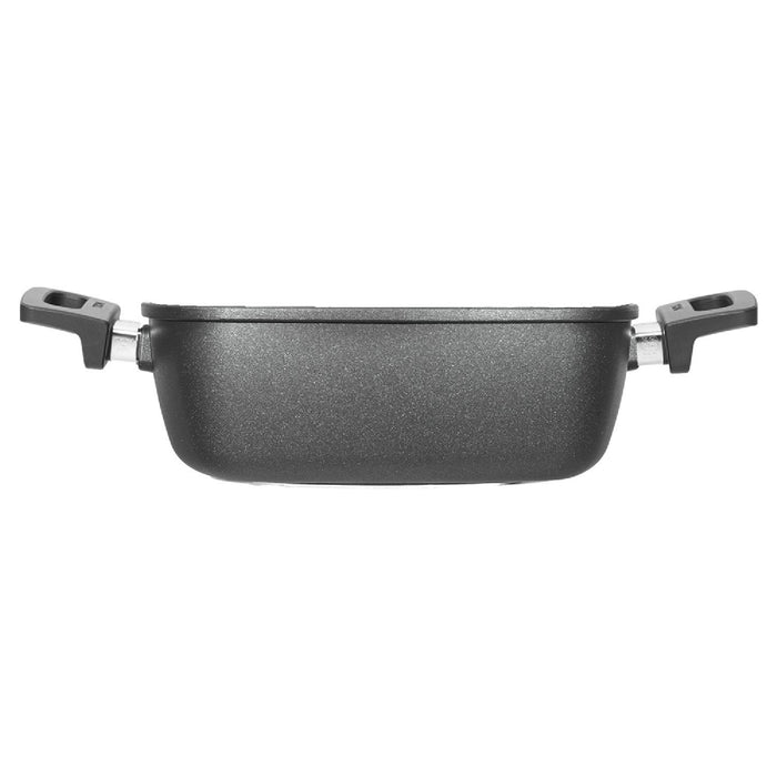 Woll, Nowo Titanium, Gussbräter, viereckig, SG 24 x 24 cm, 10 cm hoch, 4 Liter
