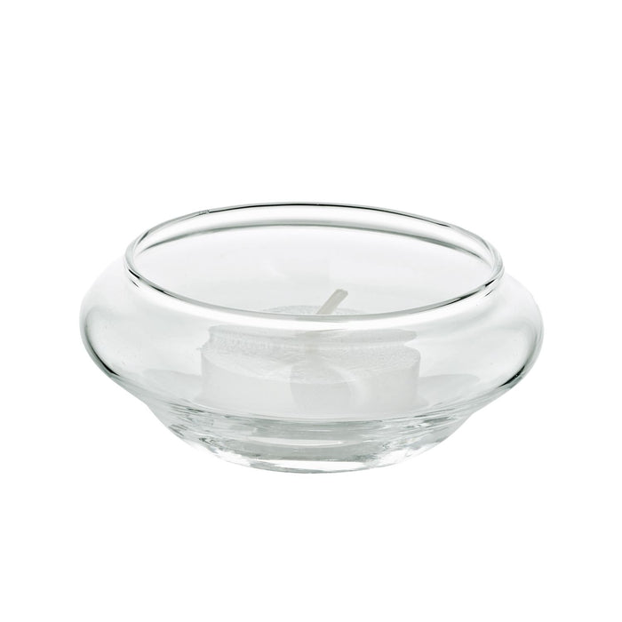 EDZARD Schwimm-Teelichthalter Iris 6er Satz H 4 cm
