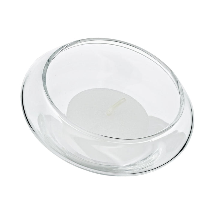 EDZARD Schwimm-Teelichthalter Iris 6er Satz H 4 cm