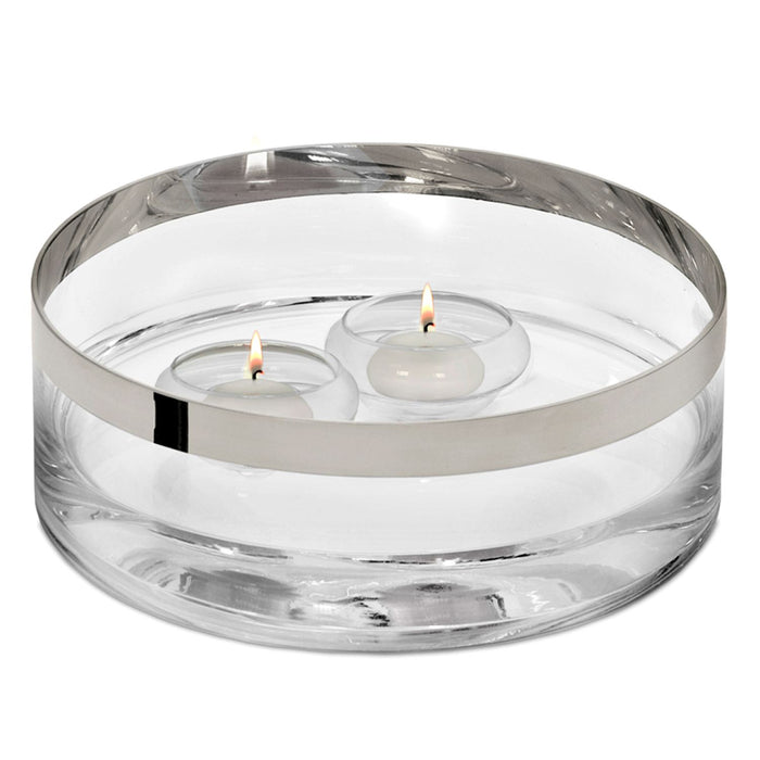 EDZARD Schwimm-Teelichthalter Iris 6er Satz H 4 cm