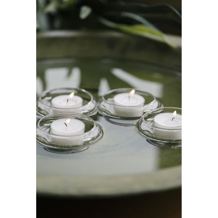 EDZARD Schwimm-Teelichthalter Iris 6er Satz H 4 cm