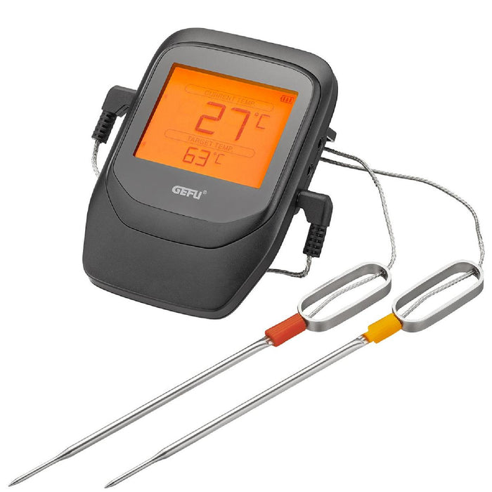 GEFU Grill- und Bratenthermometer CONTROL+, 6 Kanal, inkl. 2 Sonden