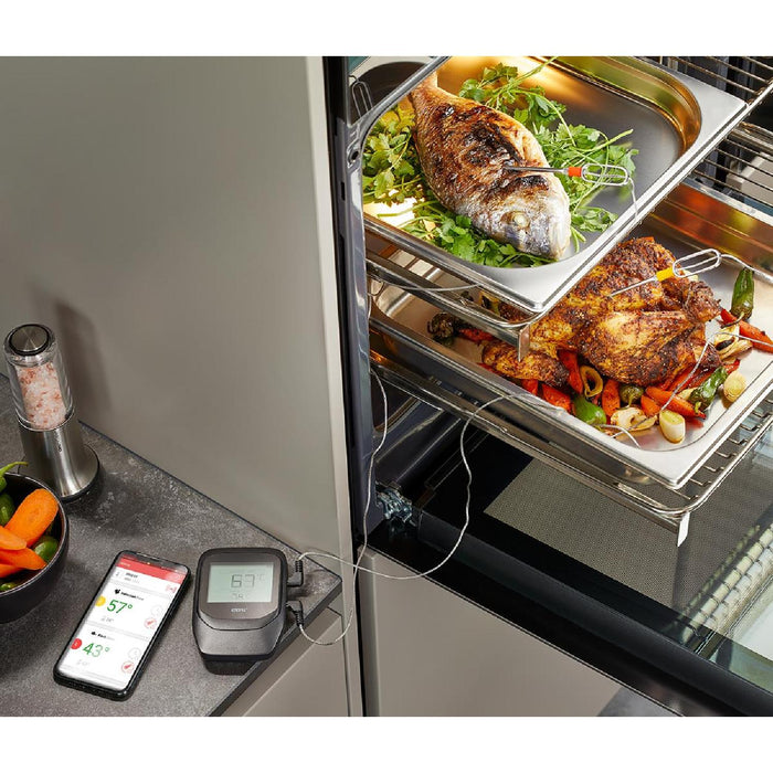 GEFU Grill- und Bratenthermometer CONTROL+, 6 Kanal, inkl. 2 Sonden