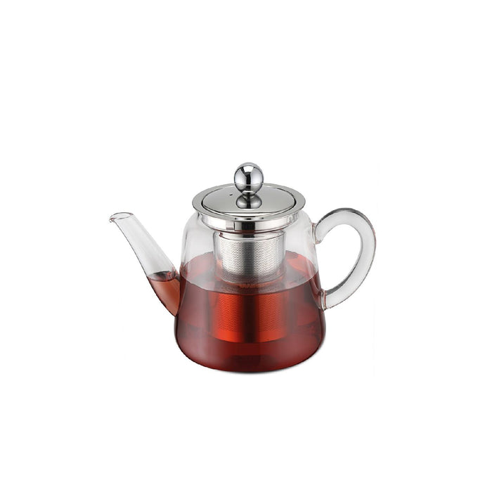 Weis Teekanne aus Borosilikatglas mit Teefilter 750 ml