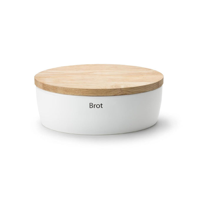 Continenta Brottopf Keramik oval, weiß