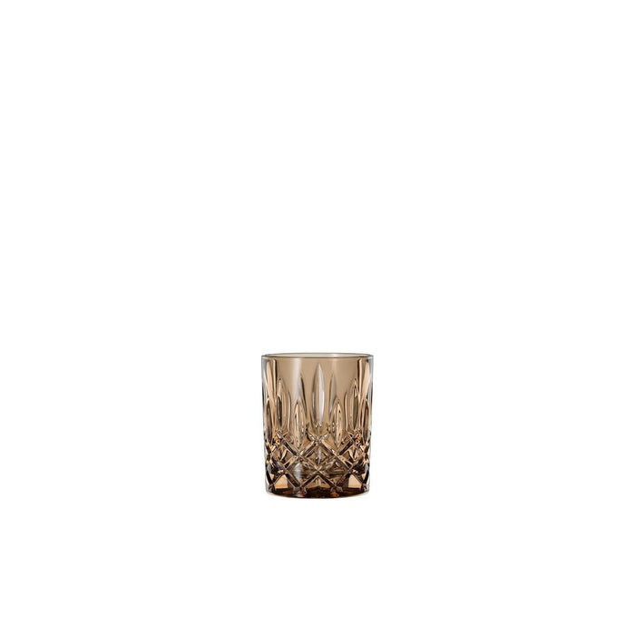 Nachtmann Noblesse Whiskyglas, Whiskybecher tobacco, 2er-Set