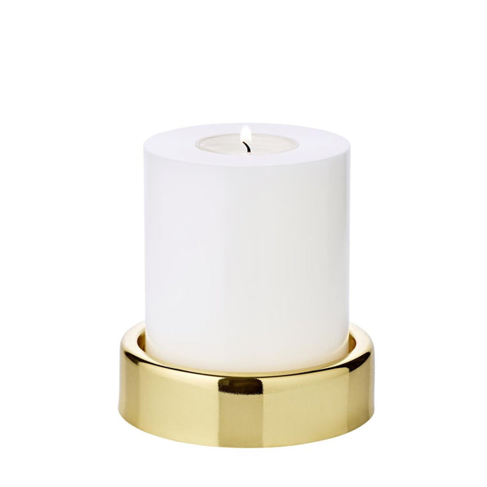 EDZARD 2er Set Kerzenständer Sanremo in gold Ø 10 cm