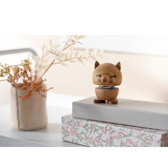 Hoptimist Cat Hoptimist 5,5 x 5,9 x 7,3 cm Oak