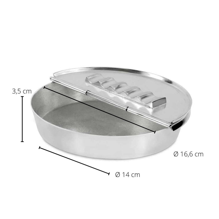 EDZARD Klapp-Ascher Ashburn Ø 16 cm