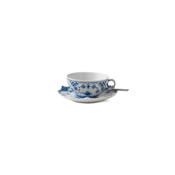 Royal Copenhagen Musselmalet Vollspitze Tasse mit Untertasse - 22 cl