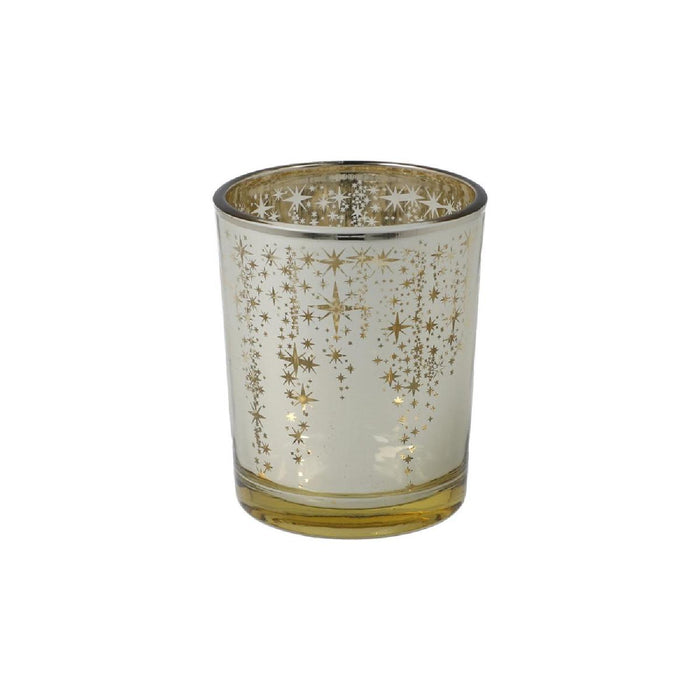 Golden Stars - Teelicht