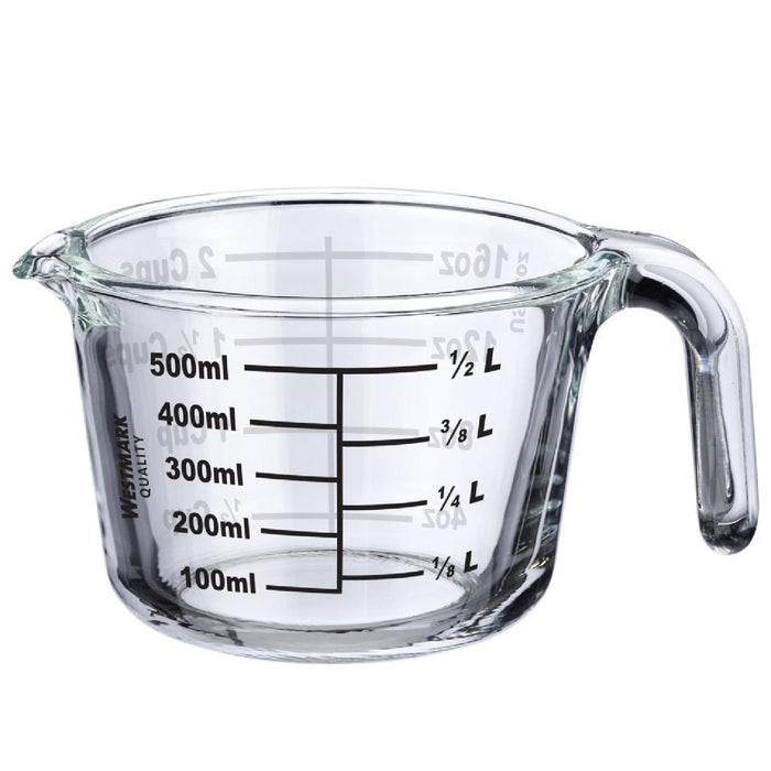 Messkanne, Borosilikatglas, 0,5 l