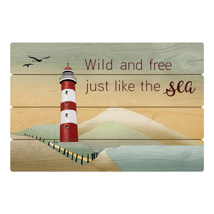 Goebel Lighthouse / Wild and free Wandbild