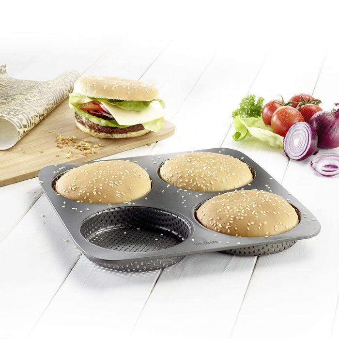 4er Burger Brötchen Backform BIG »Ährensache«