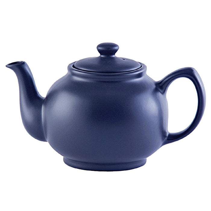 Price & Kensington Teekanne, matt blau, 6 Tassen