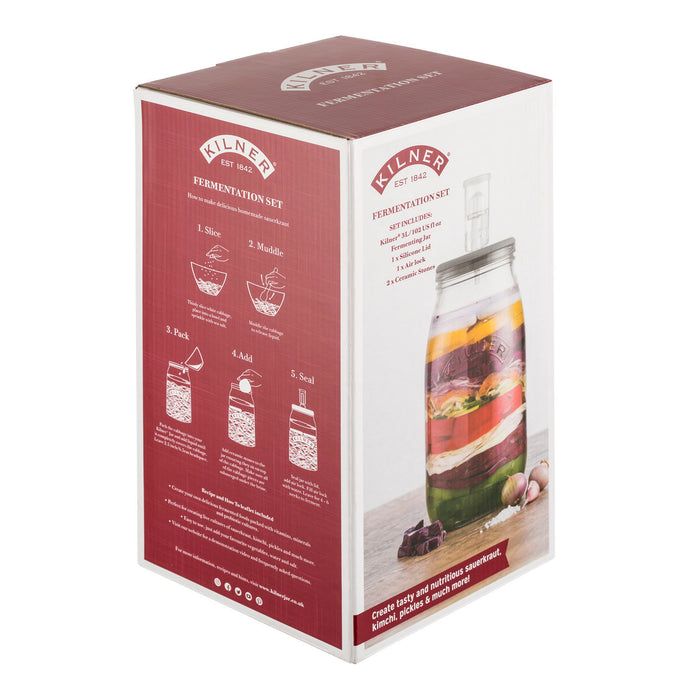 KILNER Fermentier-Set, groß, 3 Liter