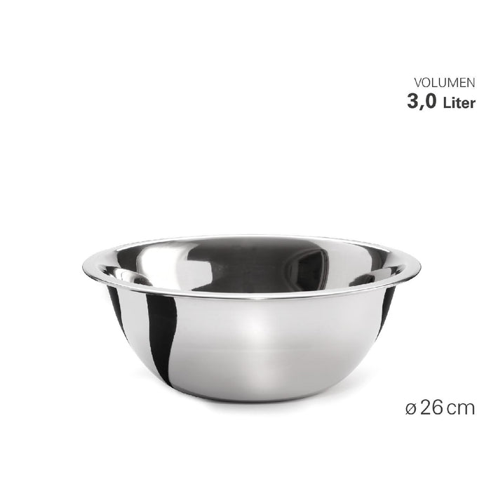 Weis Schüssel "Gastro" aus Edelstahl Ø 26 cm