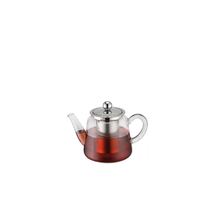 Weis Teekanne aus Borosilikatglas mit Teefilter 250 ml