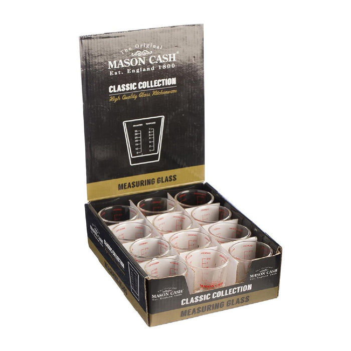 MASON CASH CLASSIC  COLLECTION -Mini Messbecher aus Glas, 35 ml