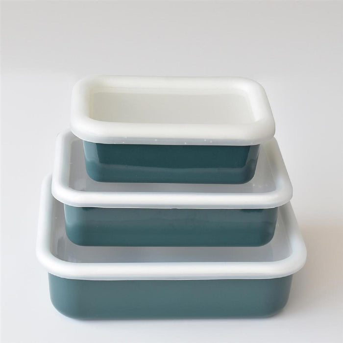HONEYWARE Color-Emailledose, Smaragd Blau, S, 0,42L