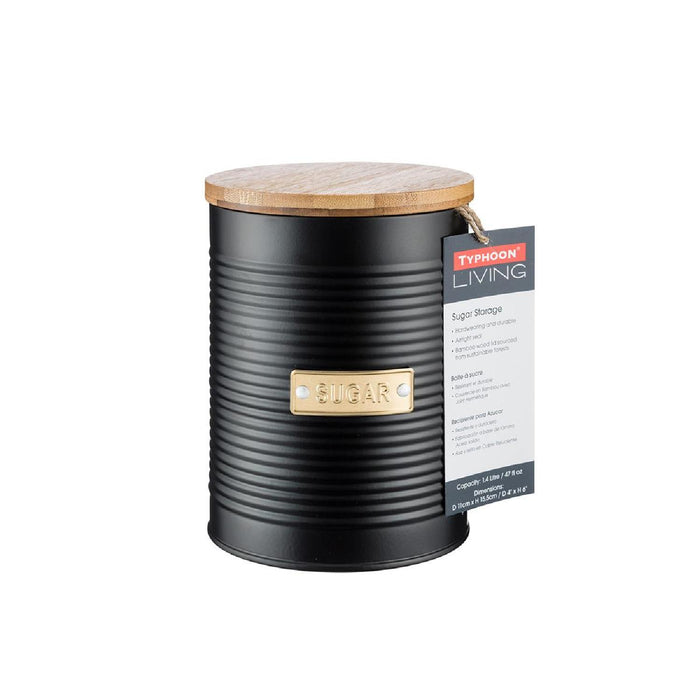 TYPHOON OTTO COLLECTION Vorratsbehälter Zucker, schwarz, 1,4 Liter