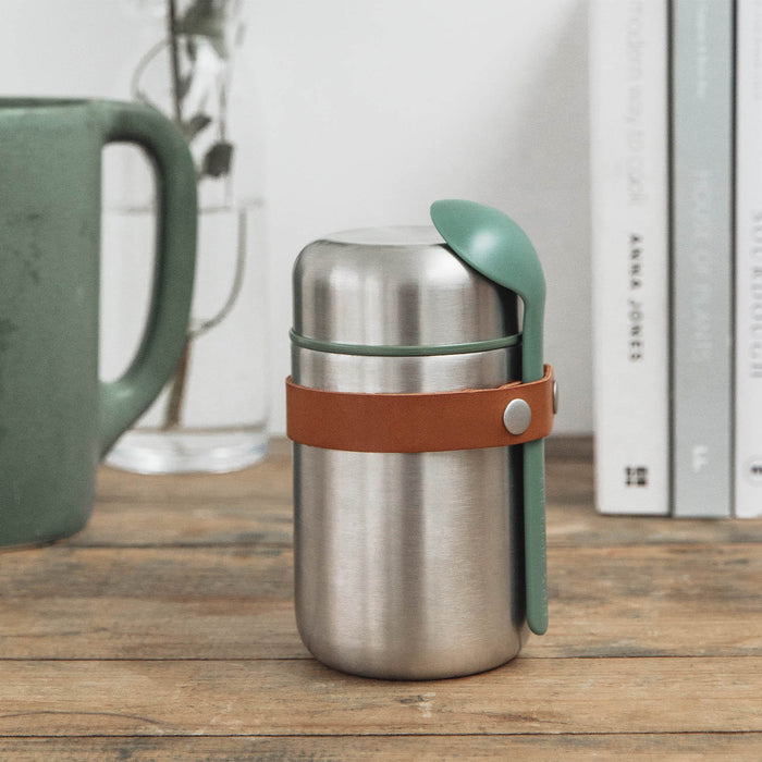 BLACK+BLUM Food Flask, olive, 400 ml