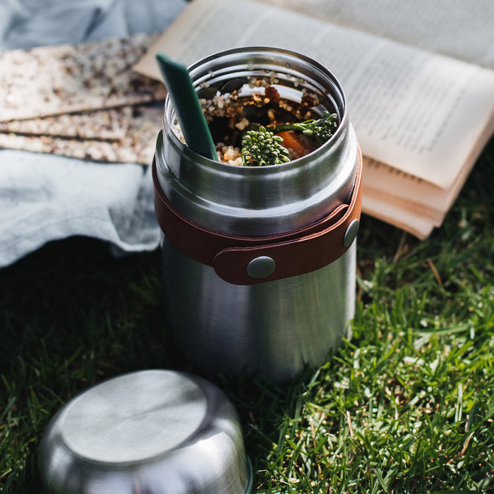 BLACK+BLUM Food Flask, olive, 400 ml